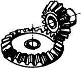 齒輪基本術語錐齒輪、準雙曲面齒輪及其齒輪副