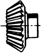 齒輪基本術語錐齒輪、準雙曲面齒輪及其齒輪副